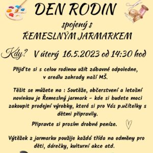 Leták - den rodin